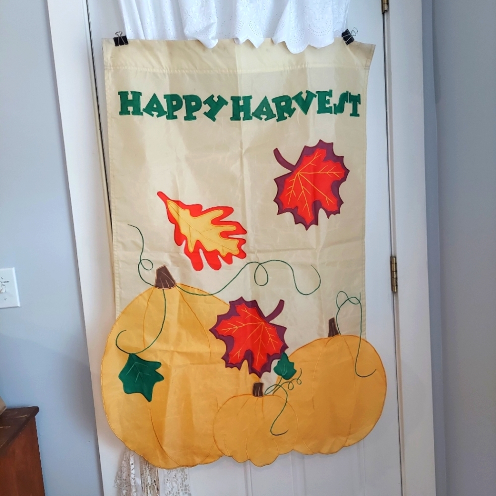 Happy Harvest outdoor flag